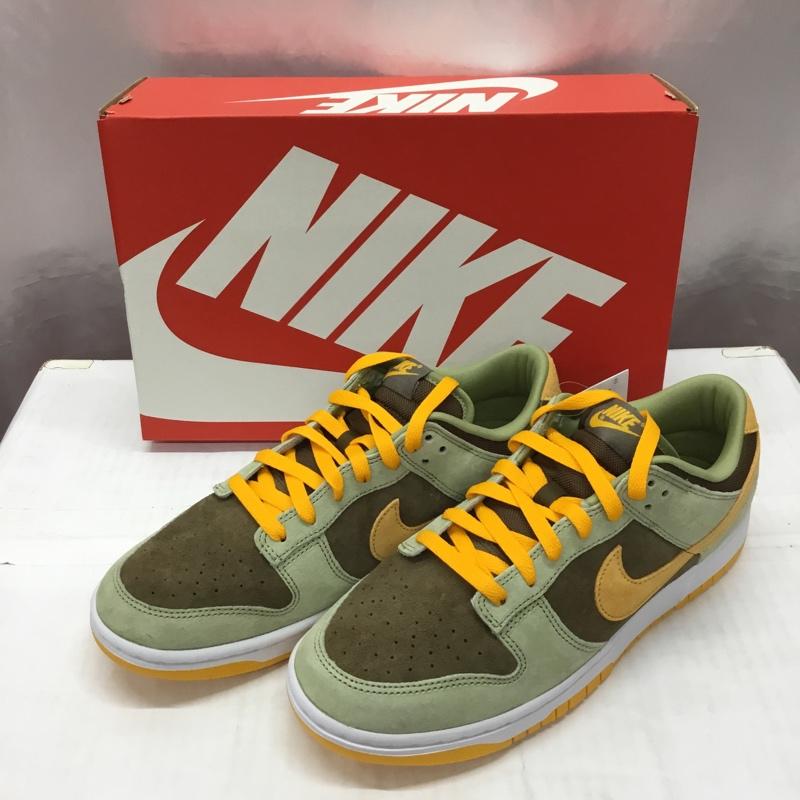 ナイキ NIKE スニーカー スニーカー DH5360-300 DUNK LOW SE 27cm 箱有 27.0cm ロゴ、文字 カーキ / カーキ / X 橙 / オレンジ / X 茶 / ブラウン /  メンズ USED 古着 中古 10119647