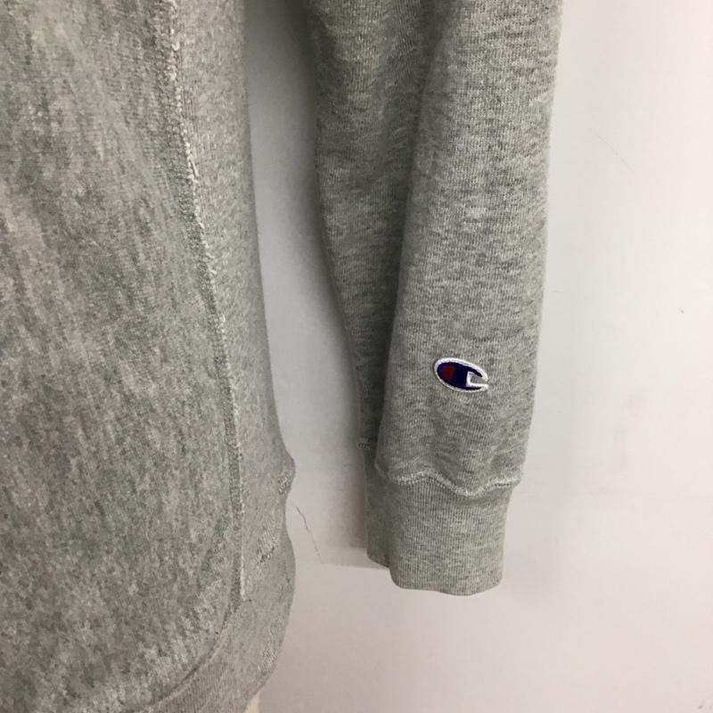 チャンピオン Champion トレーナー 長袖 L 無地 灰 / グレー /  メンズ USED 古着 中古 10121748