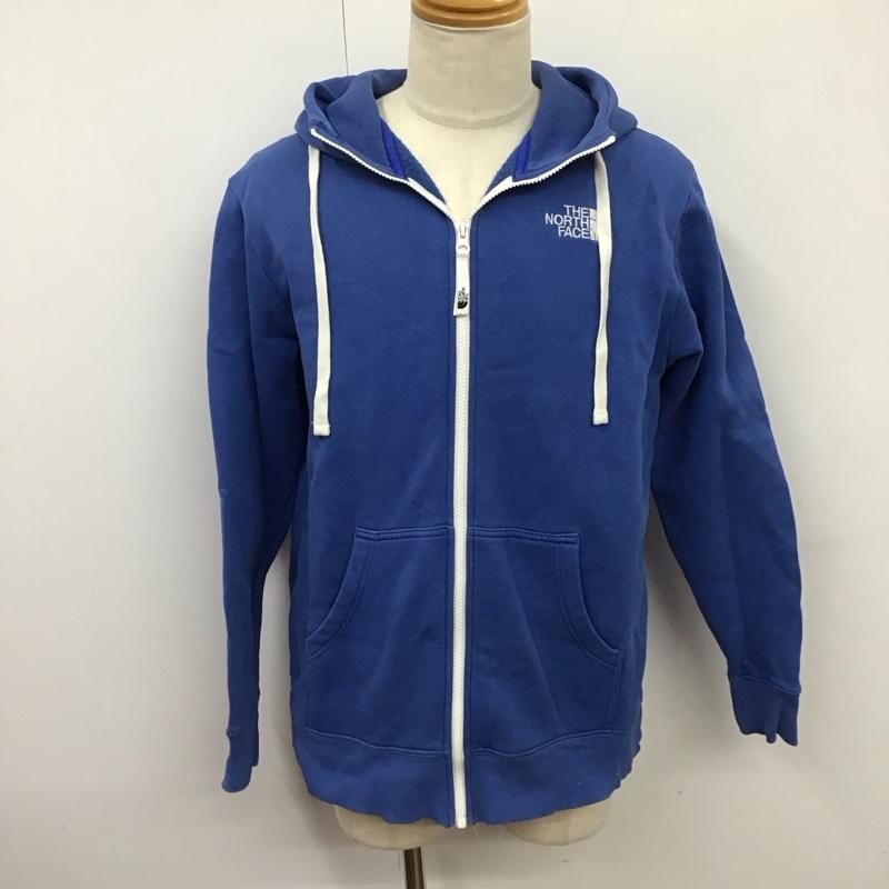 ザノースフェイス THE NORTH FACE パーカー 長袖 nt11530 REARVIEWFULLZIPHOODIE ジップアップパーカー 長袖パーカー フード付きパーカー L ロゴ、文字 水色 / ライトブルー /  メンズ USED 古着 中古 10123826