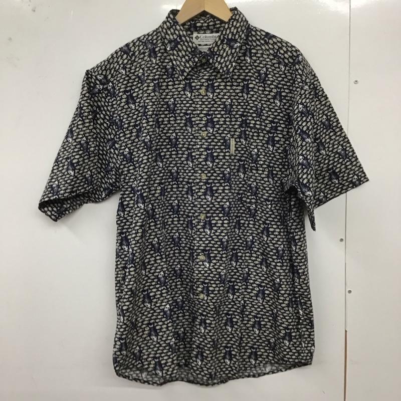 コロンビア Columbia シャツ、ブラウス 半袖 半袖シャツ プリントシャツ ポケットシャツ 90s M プリント マルチカラー / マルチカラー /  メンズ USED 古着 中古 10129476