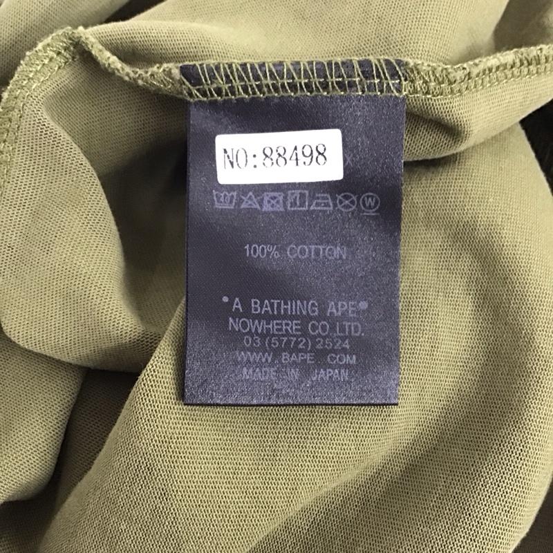 アベイシングエイプ A BATHING APE Tシャツ 半袖 半袖カットソー プリントTシャツ クルーネックカットソー マスターマインド M 総柄 マルチカラー / マルチカラー /  メンズ USED 古着 中古 10131226