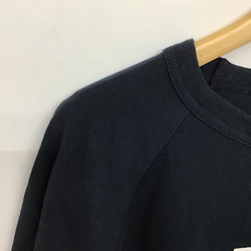 チャンピオン Champion カットソー 長袖 c5-q401 YALEUNIVERSITY 長袖カットソー クルーネック XL プリント 紺 / ネイビー /  メンズ USED 古着 中古 10132713