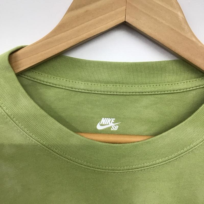 ナイキ NIKE Tシャツ 半袖 HJ0809-311 堀米雄斗 SB T-Shirt Matcha Yuto Horigome L プリント X ロゴ、文字 薄緑 / ライトグリーン /  メンズ USED 古着 中古 10145746