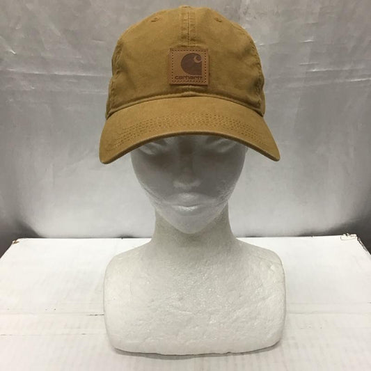 カーハート Carhartt 帽子 キャップ 100289 211 ODESSA CAP ロゴ、文字 茶 / ブラウン /  メンズ USED 古着 中古 10115065