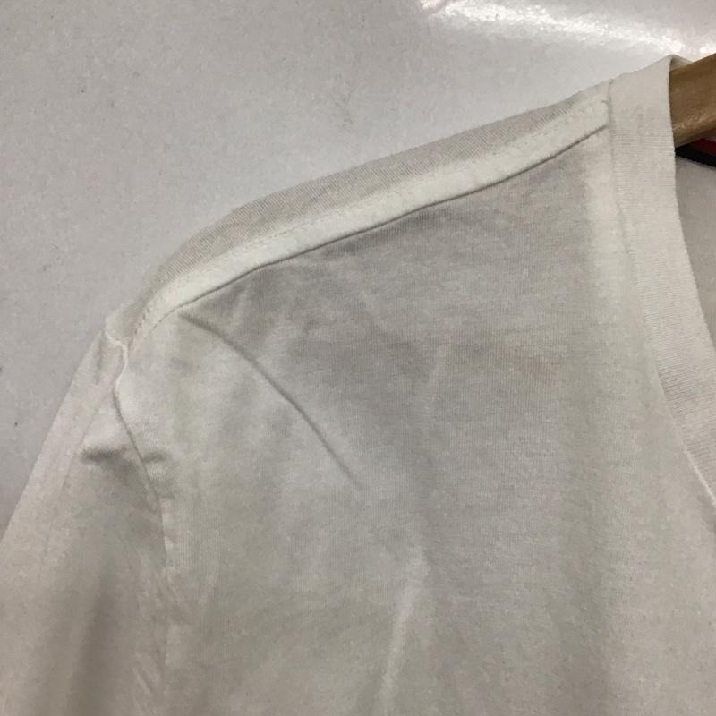 トミーヒルフィガー TOMMY HILFIGER Tシャツ 半袖 半袖カットソー プリントTシャツ クルーネックカットソー XL ロゴ、文字 白 / ホワイト /  メンズ USED 古着 中古 10134928