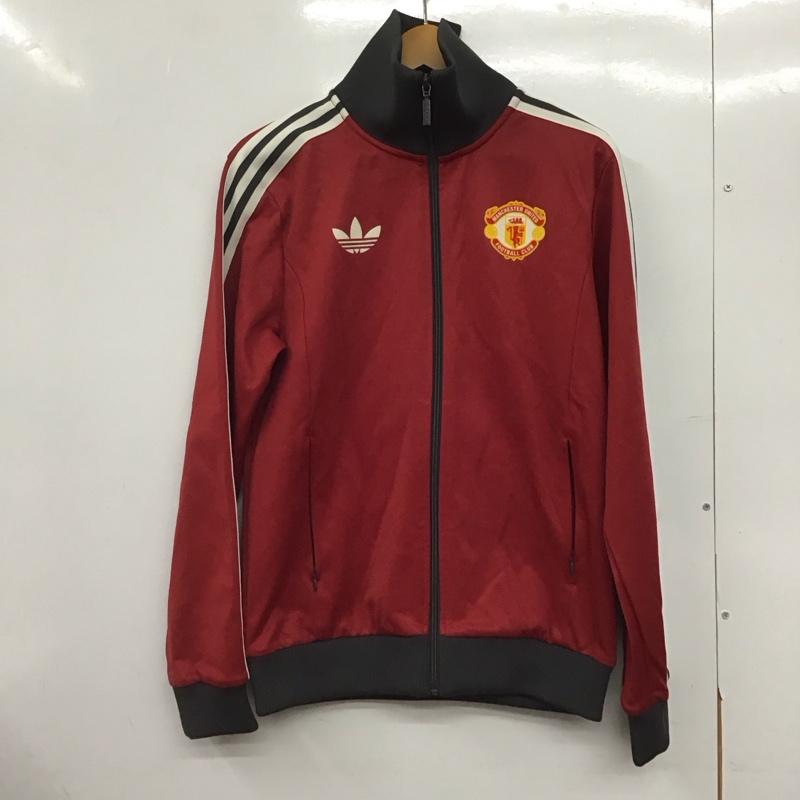 アディダス adidas ジャケット、上着 ジャケット、ブレザー ジップアップジャケット アウター 古着 ジャージ M ロゴ、文字 マルチカラー / マルチカラー /  メンズ USED 古着 中古 10145674