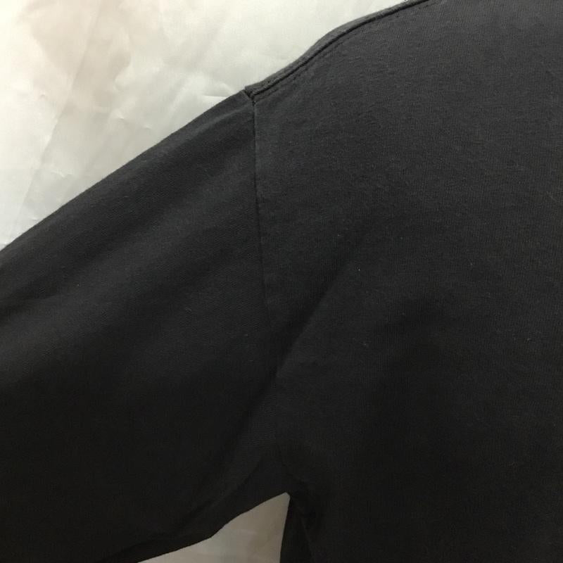 チャレンジャー CHALLENGER カットソー 長袖 長袖カットソー クルーネックカットソー ロングスリーブカットソー プリントTシャツ L ロゴ、文字 黒 / ブラック /  メンズ USED 古着 中古 10112210