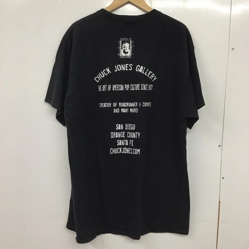 古着 USED Tシャツ 半袖 半袖カットソー プリントTシャツ クルーネックカットソー chucktones XL プリント 黒 / ブラック /  メンズ USED 古着 中古 10134005