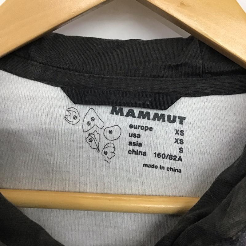 マムート Mammut パーカー 長袖 XS プリント チャコールグレー / チャコールグレー /  レディース USED 古着 中古 10142787