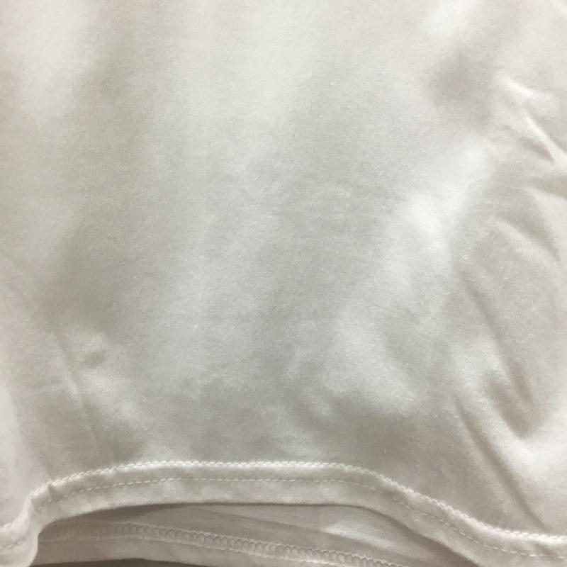 ヘインズ HANES Tシャツ 半袖 半袖カットソー 無地Tシャツ Vネックカットソー L 無地 白 / ホワイト /  メンズ USED 古着 中古 10113299