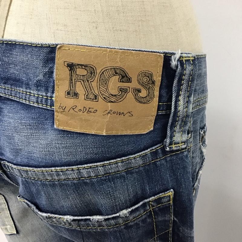 ロデオクラウンズ Rodeo Crowns パンツ デニム、ジーンズ 0502AC11-0270-15 26 無地 青 / ブルー /  レディース USED 古着 中古 10117362