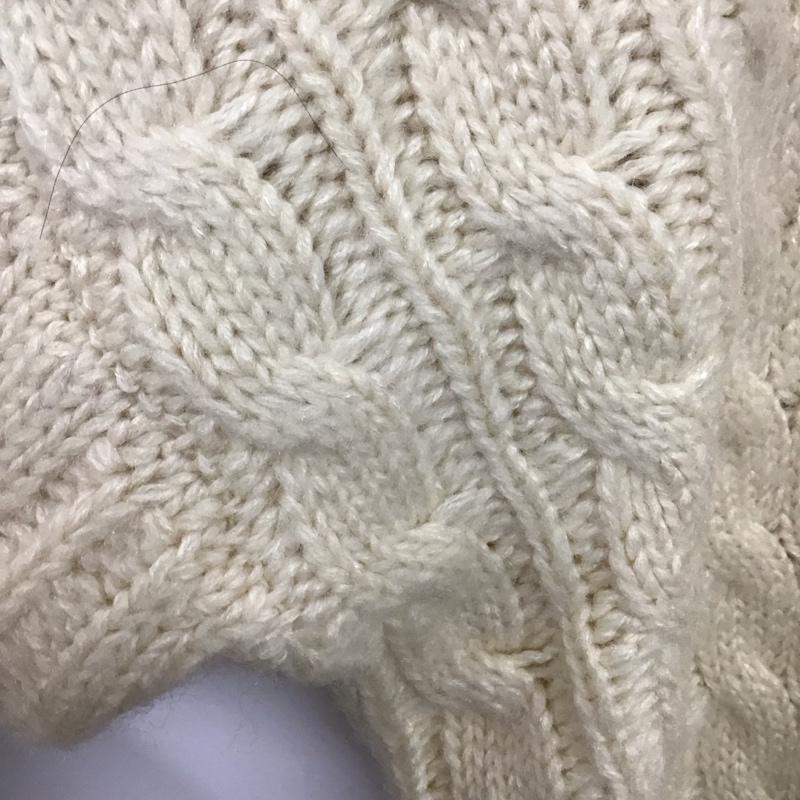 セレクトモカ select MOCA ニット、セーター 長袖 10008256 ケーブルオーバーサイズニット FREE 無地 アイボリー / アイボリー /  レディース USED 古着 中古 10142793