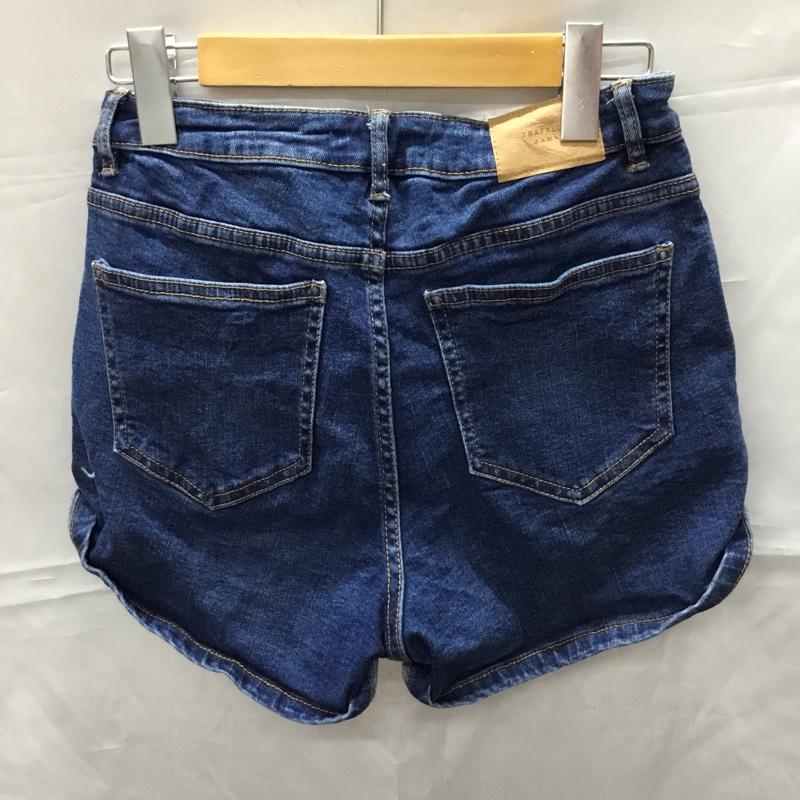 ザラ ZARA パンツ ショートパンツ デニムショートパンツ 26インチ 無地 インディゴ / インディゴ /  レディース USED 古着 中古 10110699