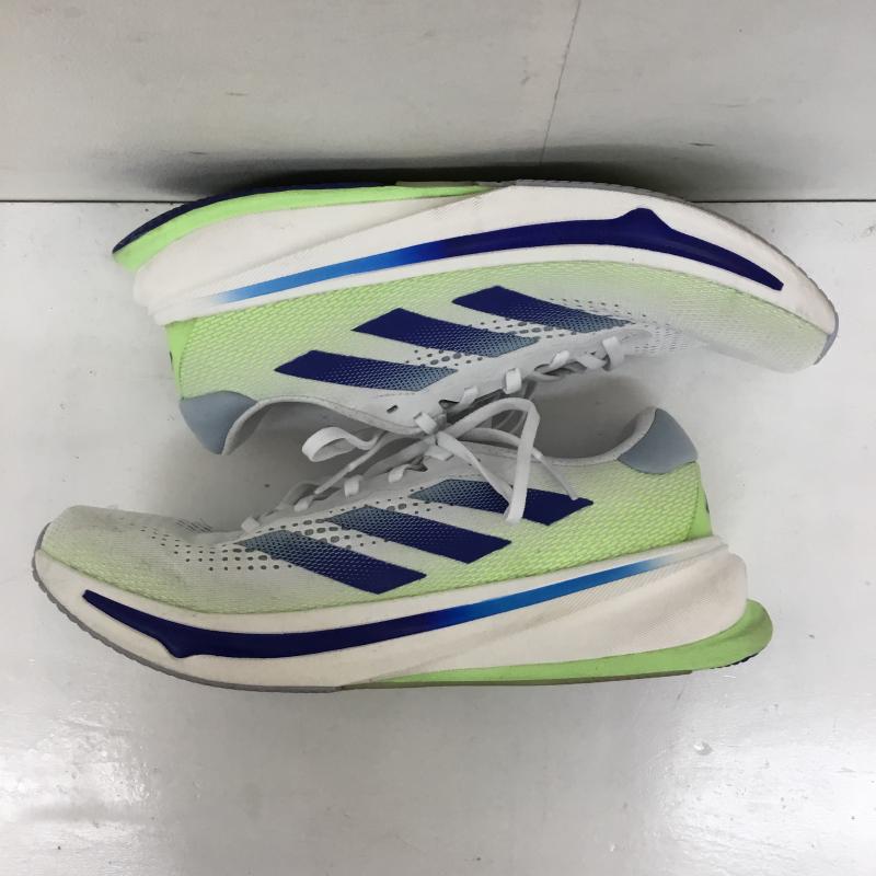 アディダス adidas スニーカー スニーカー IF3015 スーパーノヴァ ライズ ランニング 28.5cm ロゴ、文字 白 / ホワイト / X 青 / ブルー / X 薄緑 / ライトグリーン /  メンズ USED 古着 中古 10141698