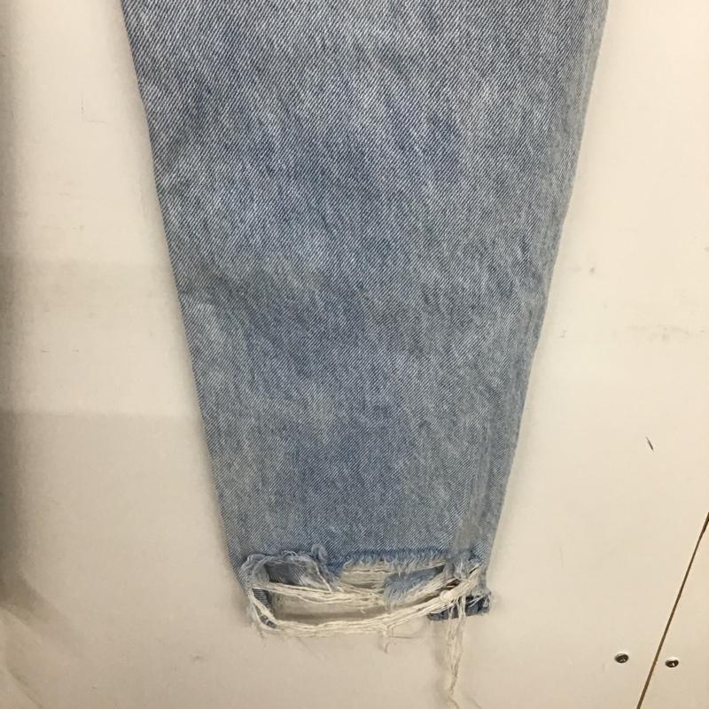 ザラ ZARA パンツ デニム、ジーンズ 36 無地 水色 / ライトブルー /  レディース USED 古着 中古 10133637