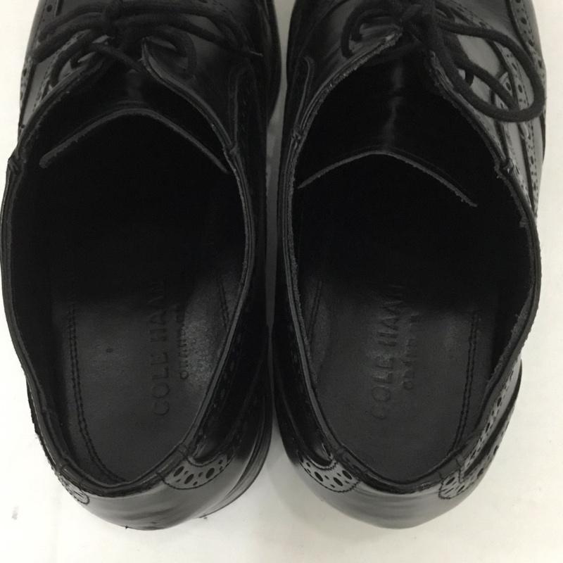 コールハーン COLE HAAN 革靴 革靴 C20274 ウィングチップ 8W  黒 / ブラック /  メンズ USED 古着 中古 10131816
