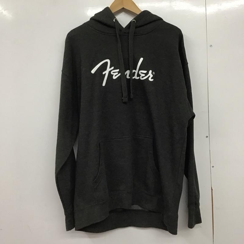 古着 USED パーカー 長袖 長袖パーカー プルオーバーパーカー スウェット フェンダー XL ロゴ、文字 ダークグレー / ダークグレー /  メンズ USED 古着 中古 10145568