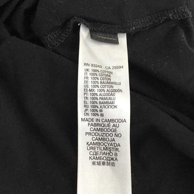 ディーゼル DIESEL Tシャツ 半袖 半袖カットソー プリントTシャツ クルーネックカットソー S プリント 黒 / ブラック /  メンズ USED 古着 中古 10119513