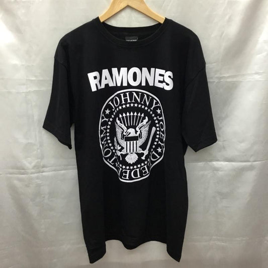古着 USED Tシャツ 半袖 半袖カットソー プリントTシャツ クルーネックカットソー バンドT XL ロゴ、文字 黒 / ブラック /  メンズ USED 古着 中古 10106891