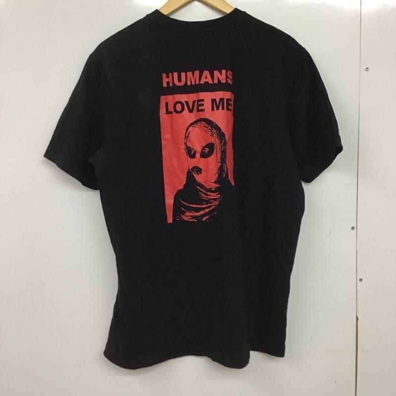 ディーゼル DIESEL Tシャツ 半袖 半袖カットソー プリントTシャツ クルーネックカットソー XL ロゴ、文字 黒 / ブラック /  メンズ USED 古着 中古 10145054