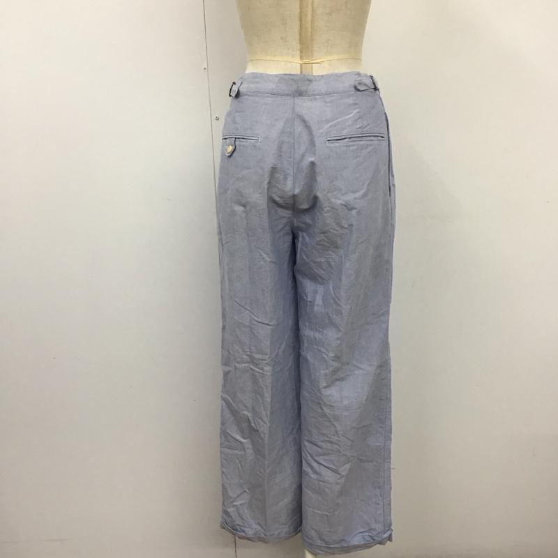 ポロバイラルフローレン Polo by RALPH LAUREN パンツ チノパン カジュアルパンツ ワークパンツ ワイドパンツ 無地 水色 / ライトブルー /  レディース USED 古着 中古 10120398