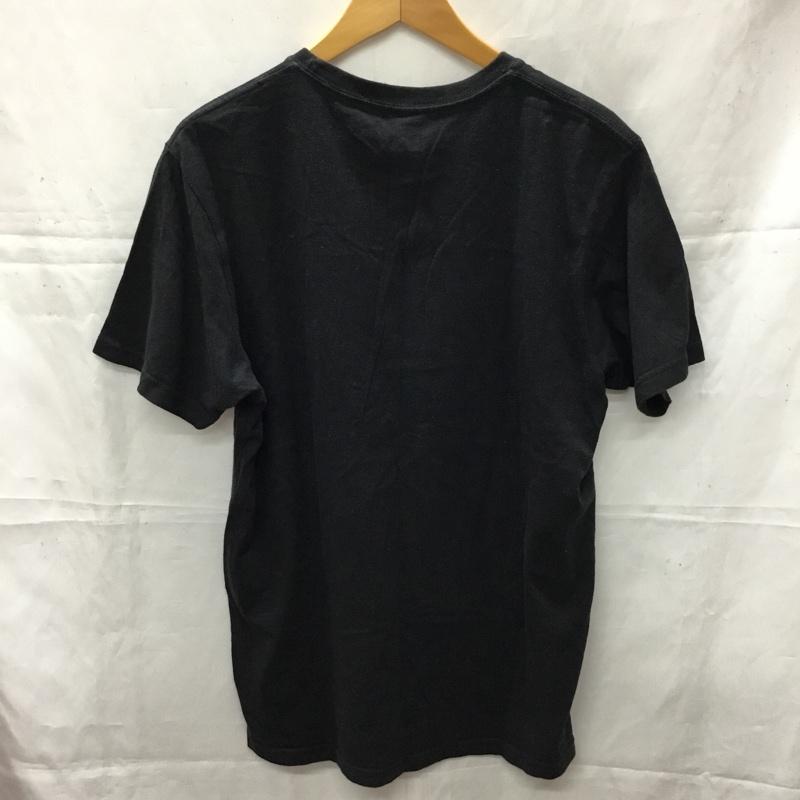 クイックシルバー Quiksilver Tシャツ 半袖 M プリント 黒 / ブラック /  メンズ USED 古着 中古 10110606