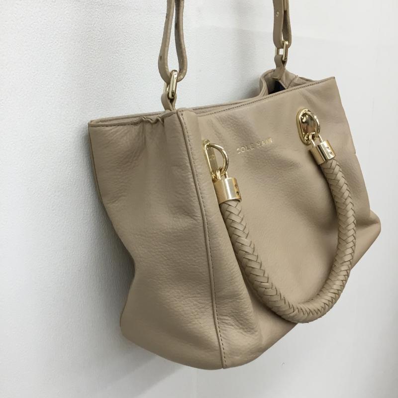 コールハーン COLE HAAN ショルダーバッグ ショルダーバッグ 無地 ベージュ / ベージュ /  レディース USED 古着 中古 10133940