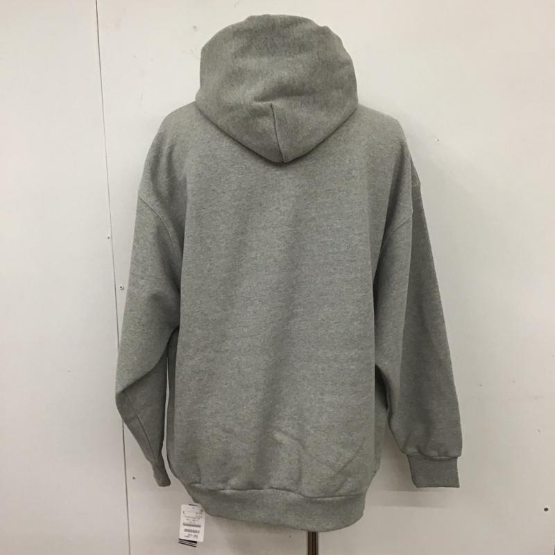 ノーティカ NAUTICA パーカー 長袖 223-1249 Arch logo sweat Hoodie プルオーバー タグ付き M ロゴ、文字 灰 / グレー /  メンズ USED 古着 中古 10110951