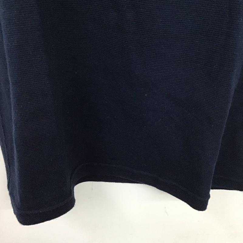 ハリウッドランチマーケット H.R MARKET Tシャツ 半袖 半袖カットソー プリントTシャツ Vネックカットソー 3 無地 紺 / ネイビー /  メンズ USED 古着 中古 10130596