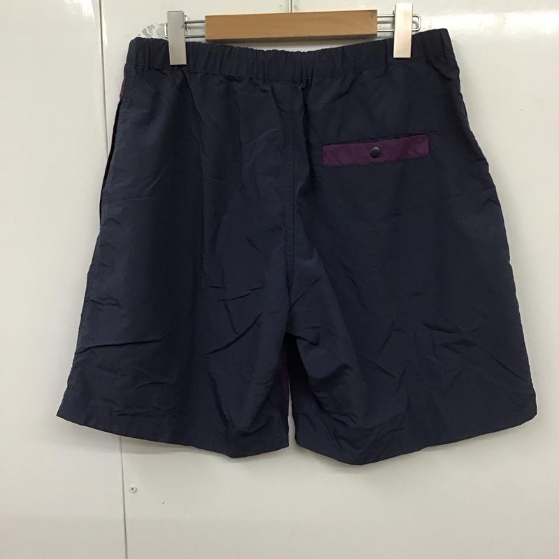 メイ MEI パンツ ショートパンツ MC192-1502 ナイロンパンツ ハーフパンツ M ロゴ、文字 紫 / パープル / X 紺 / ネイビー /  メンズ USED 古着 中古 10129115