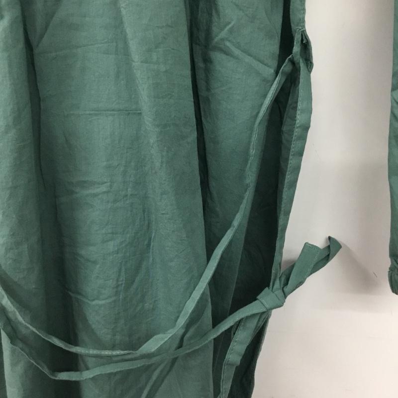 サマンサモスモス Samansa Mos2 シャツ、ブラウス 長袖 1708882 ボリュームギャザーブラウス タグ付き FREE 無地 緑 / グリーン /  レディース USED 古着 中古 10144663