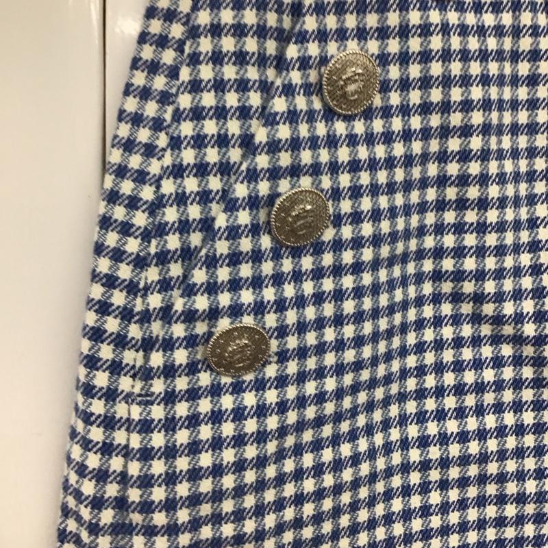 ザラ ZARA パンツ ショートパンツ 2059 362 044 XS チェック 白 / ホワイト / X 青 / ブルー / X 水色 / ライトブルー /  レディース USED 古着 中古 10129203