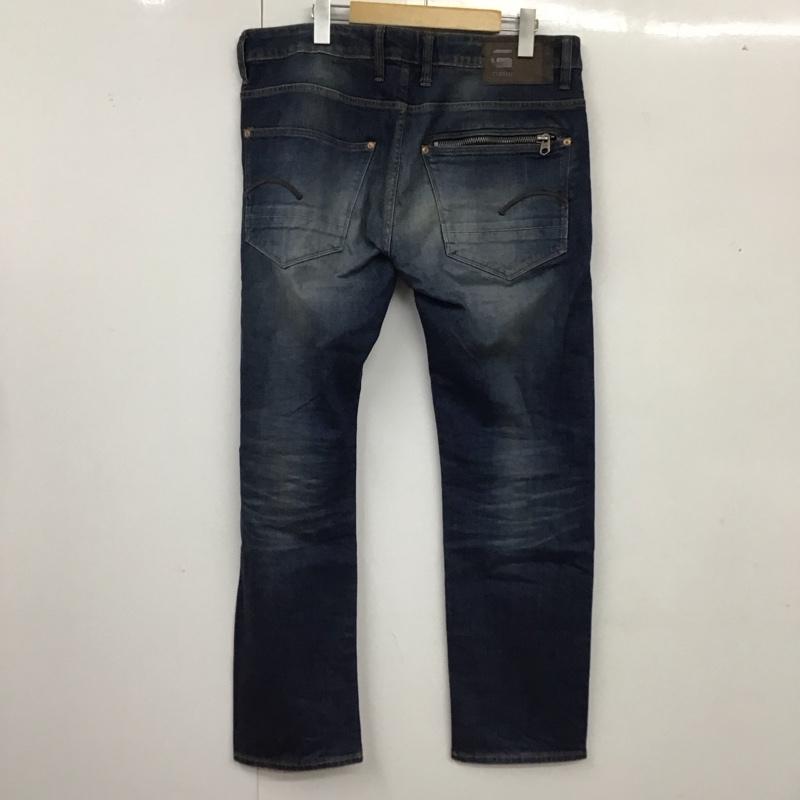 ジースターロゥ G-STAR RAW パンツ デニム、ジーンズ デニムパンツ スリムパンツ ストレッチパンツ ジーンズ 34インチ 無地 インディゴ / インディゴ /  メンズ USED 古着 中古 10119467