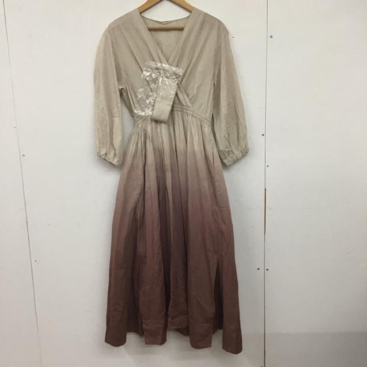 ミラオーウェン Mila Owen ワンピース ロングスカート 長袖ロングワンピース シャツワンピース フレアスカート 0 無地 マルチカラー / マルチカラー /  レディース USED 古着 中古 10142056