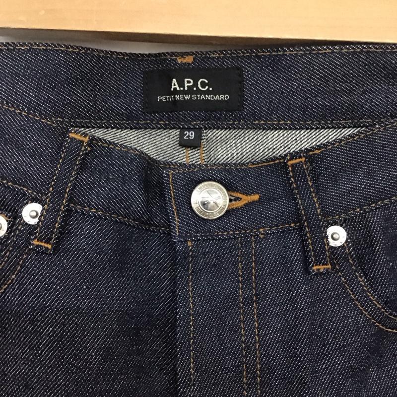 アーペーセー A.P.C. パンツ デニム、ジーンズ デニムパンツ スリムパンツ カジュアルパンツ 29インチ 無地 インディゴ / インディゴ /  メンズ USED 古着 中古 10136807