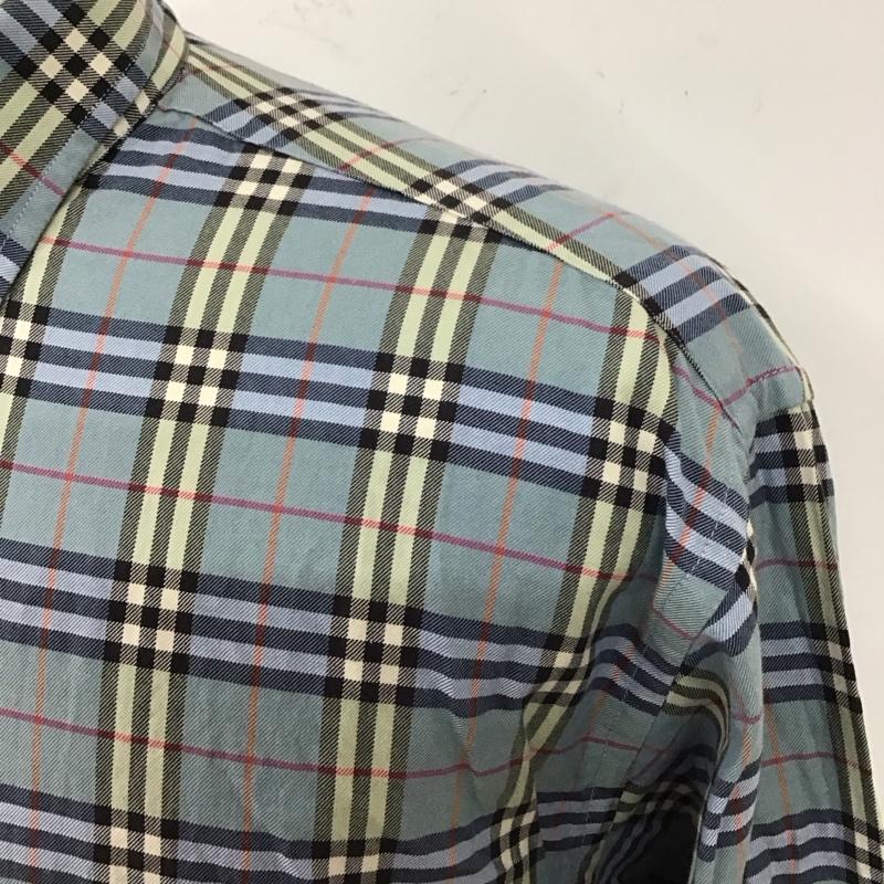 バーバリーロンドン Burberry London シャツ、ブラウス 長袖 長袖シャツ カラーシャツ ポケットシャツ 長袖カットソー チェックシャツ M チェック マルチカラー / マルチカラー /  メンズ USED 古着 中古 10119019