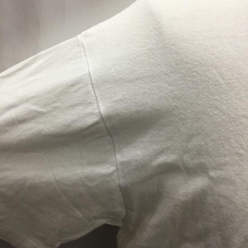 アベイシングエイプ A BATHING APE Tシャツ 半袖 クルーネック APE HEAD L プリント 白 / ホワイト / X 水色 / ライトブルー /  メンズ USED 古着 中古 10119810