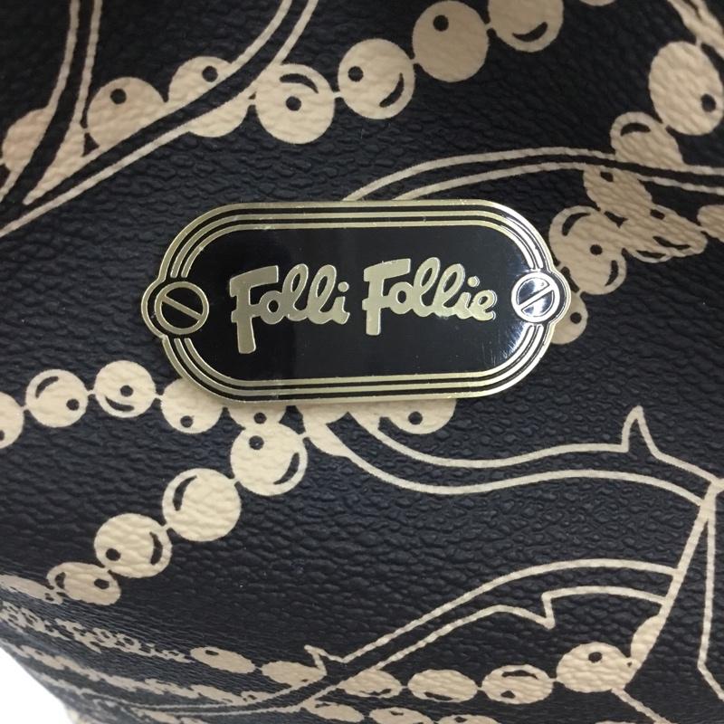 フォリフォリ Folli Follie ショルダーバッグ ショルダーバッグ SB9V021WB ロゴ 総柄 ベージュ / ベージュ / X ダークブラウン / ダークブラウン /  レディース USED 古着 中古 10105978