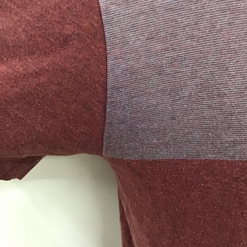 ポールスミスジーンズ Paul Smith JEANS Tシャツ 半袖 PJ-DW-54004 胸ポケット クルーネック M 無地 えんじ / ワインレッド /  メンズ USED 古着 中古 10106954
