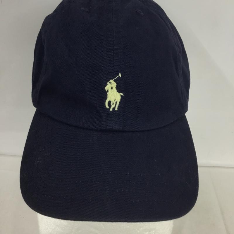 ポロラルフローレン POLO RALPH LAUREN 帽子 キャップ キッズ コットン ワンポイント 紺 / ネイビー /  ボーイズ USED 古着 中古 10137913