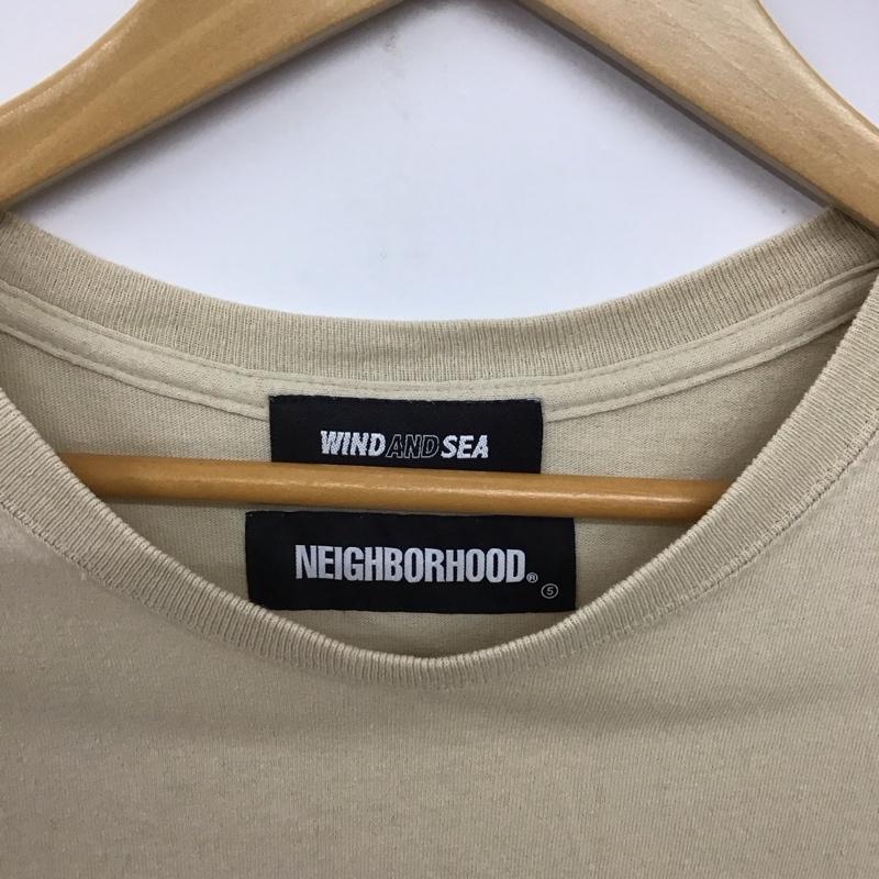 ウィンダンシー WIND AND SEA Tシャツ 半袖 211elwsn-stmo1s 半袖カットソー プリントTシャツ NEIGHBORHOOD XL ロゴ、文字 ベージュ / ベージュ /  メンズ USED 古着 中古 10140957