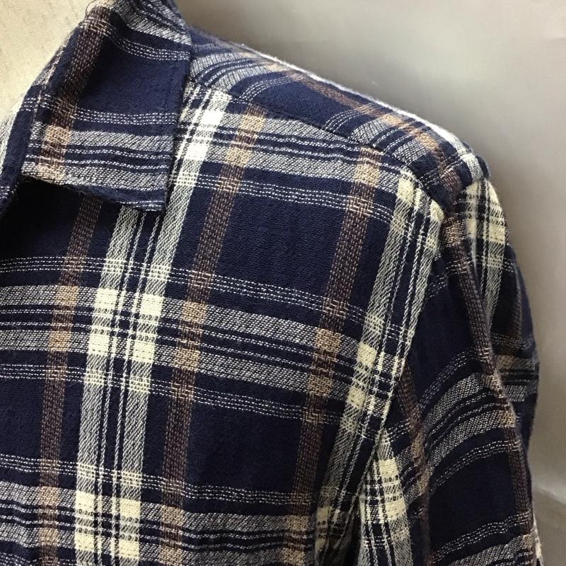 ザラ ZARA シャツ、ブラウス 長袖 長袖シャツ チェックシャツ カラーシャツ 長袖カットソー S チェック マルチカラー / マルチカラー /  メンズ USED 古着 中古 10113567