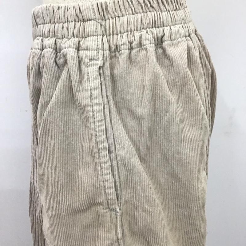 ニコアンド niko and... ボトムス ボトムス ST76DL06SW 3種のハギハギコールパンツ ワイドパンツ コーデュロイ 3  ベージュ / ベージュ /  レディース USED 古着 中古 10118813