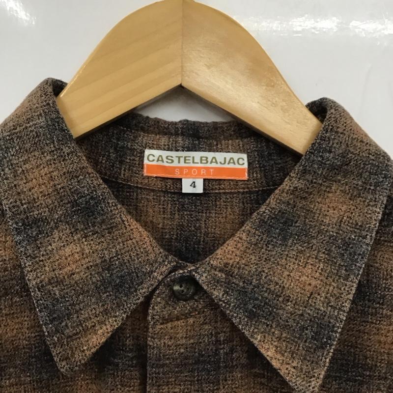 カステルバジャック CASTELBAJAC シャツ、ブラウス 長袖 長袖シャツ チェックシャツ カラーシャツ 4 チェック マルチカラー / マルチカラー /  メンズ USED 古着 中古 10132631
