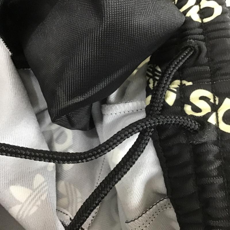 アディダスオリジナルス adidas originals ボトムス ボトムス hm4883 AdibreakMonogramTrackPants ワイドパンツ ジャージ ロゴ、文字 白 / ホワイト / X 黒 / ブラック /  レディース USED 古着 中古 10105823
