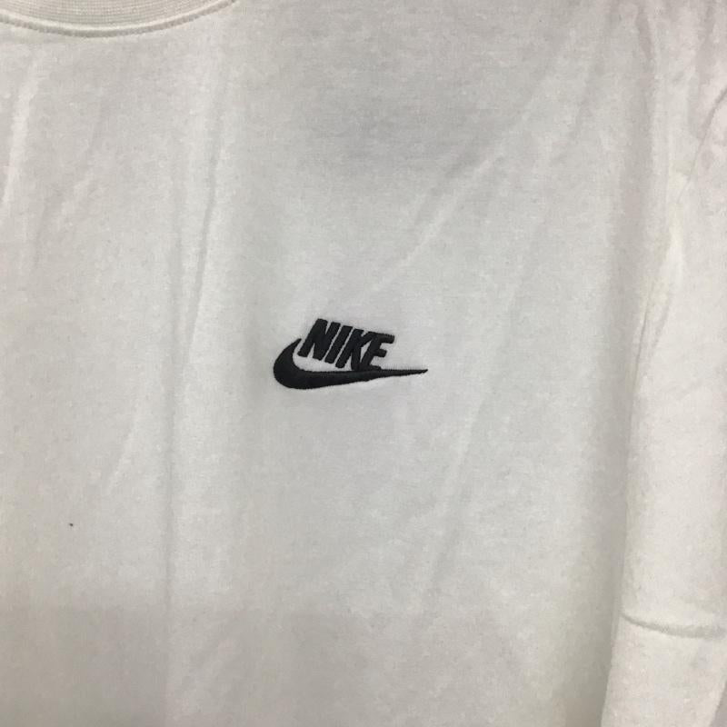 ナイキ NIKE カットソー 長袖 ar5194-100 Tシャツ長袖クラブL/STシャツ 長袖カットソー XXL ロゴ、文字 白 / ホワイト /  メンズ USED 古着 中古 10132716