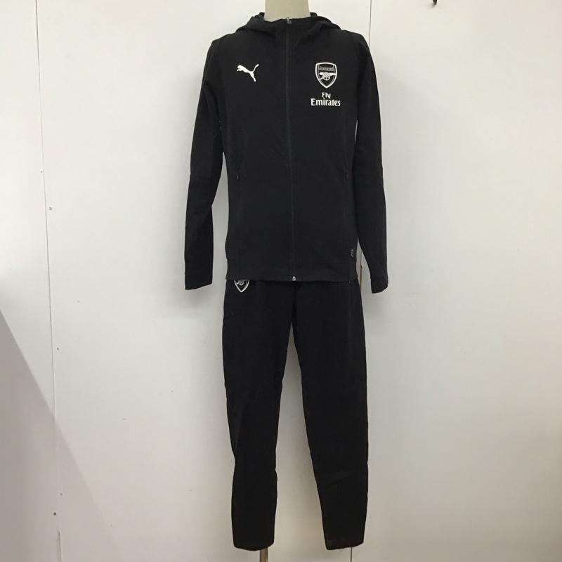 プーマ PUMA セットアップ セットアップ 753284-04 ジャージ 無地 黒 / ブラック /  メンズ USED 古着 中古 10137490