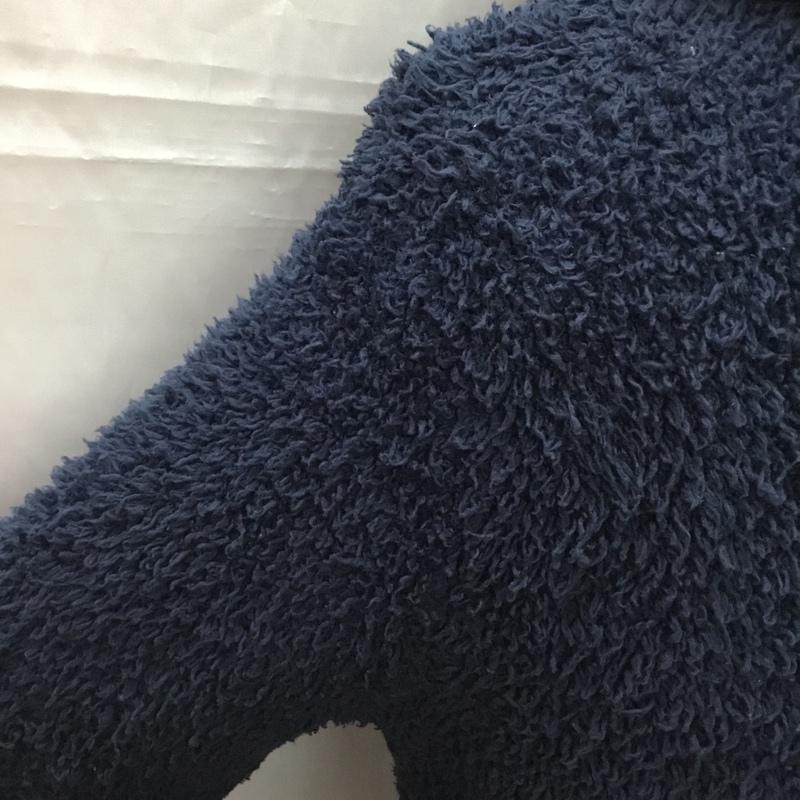 ベアフットドリームズ BAREFOOT DREAMS パーカー 長袖 S 無地 紺 / ネイビー /  メンズ USED 古着 中古 10108953