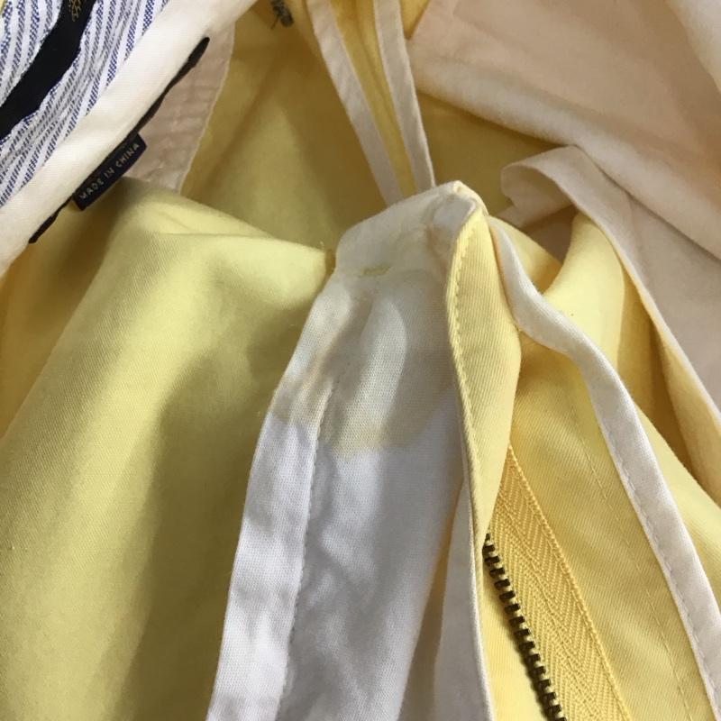 ブルックスブラザーズ BROOKS BROTHERS パンツ チノパン コットン 刺繍 ヨット W32 32インチ 総柄 黄 / イエロー /  メンズ USED 古着 中古 10111226