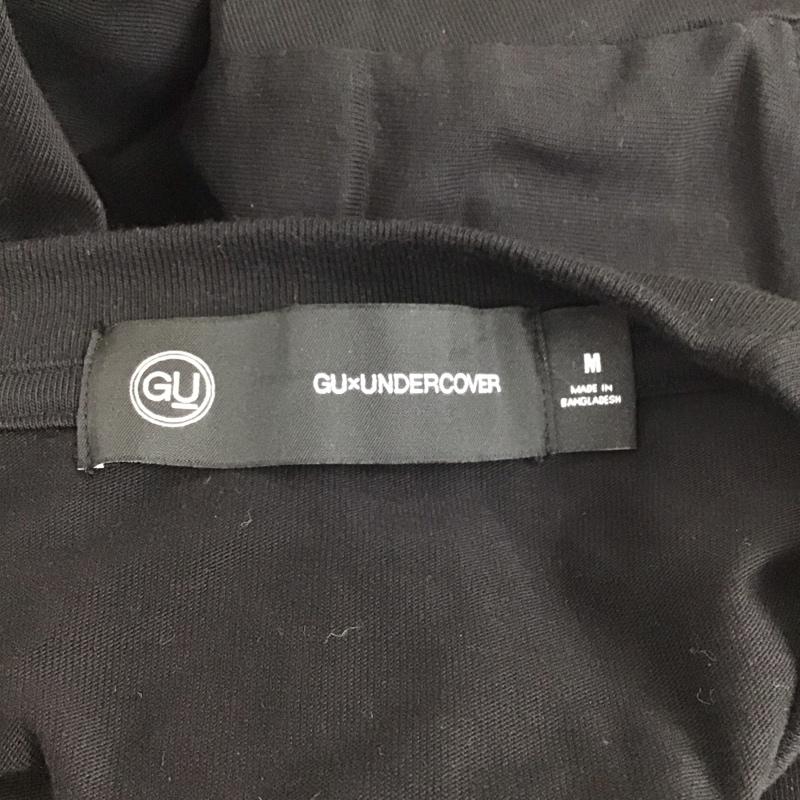 ジーユー GU Tシャツ 半袖 341-351036 UNDERCOVER グラフィック プリントTシャツ M プリント X ロゴ、文字 黒 / ブラック /  メンズ USED 古着 中古 10128346